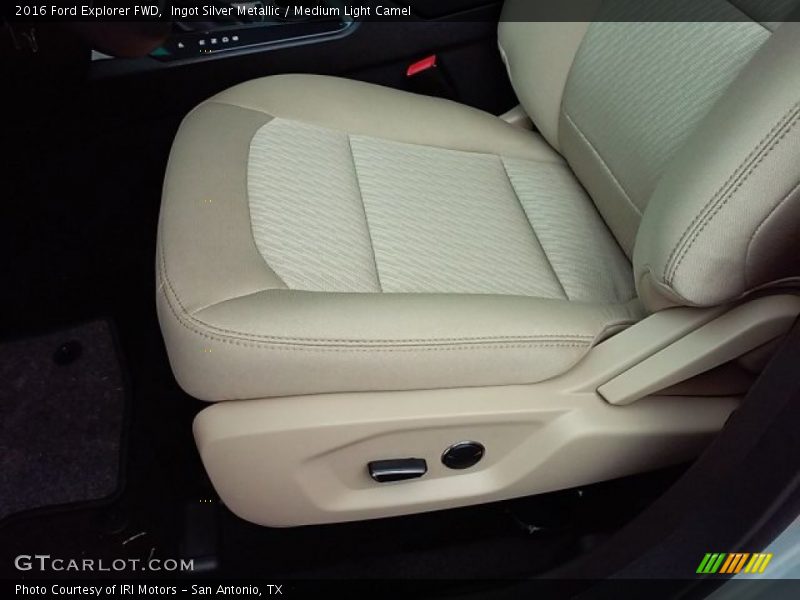 Ingot Silver Metallic / Medium Light Camel 2016 Ford Explorer FWD