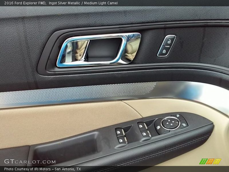 Ingot Silver Metallic / Medium Light Camel 2016 Ford Explorer FWD