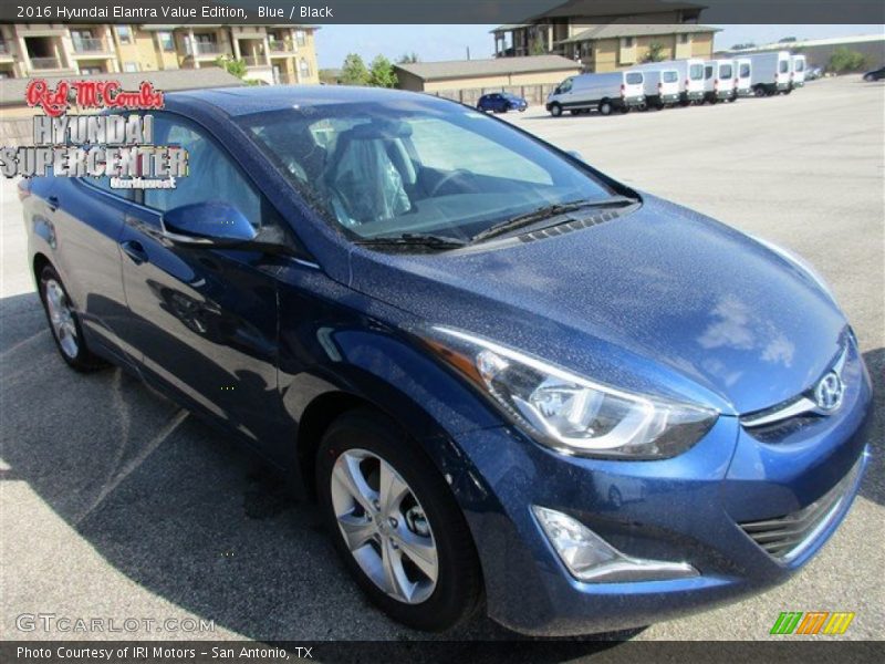 Blue / Black 2016 Hyundai Elantra Value Edition