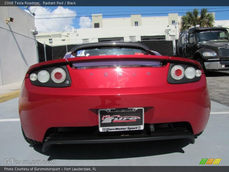 Radiant Red / Black 2008 Tesla Roadster