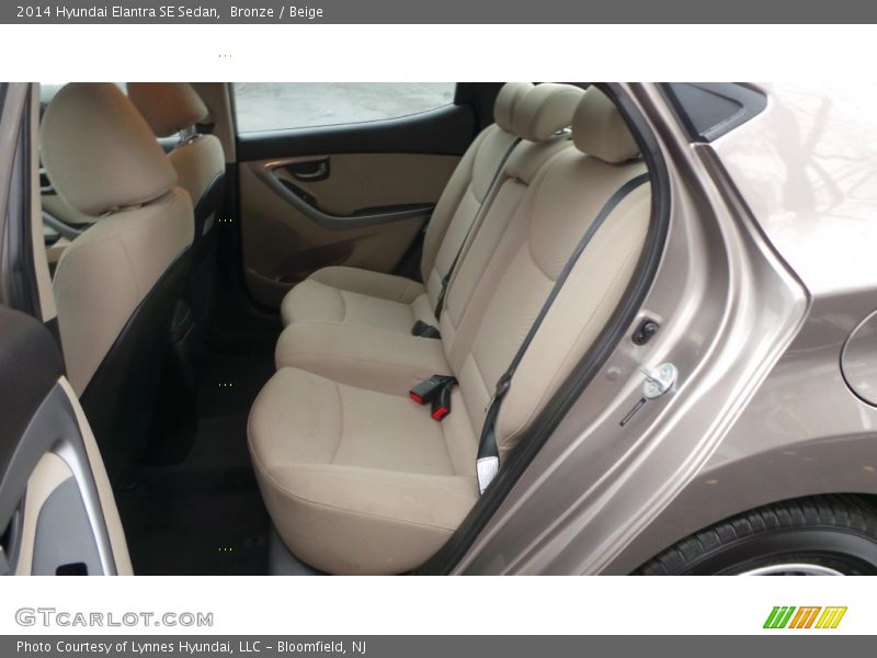 Bronze / Beige 2014 Hyundai Elantra SE Sedan