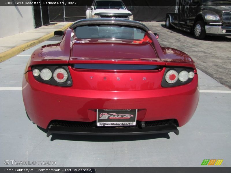 Radiant Red / Black 2008 Tesla Roadster