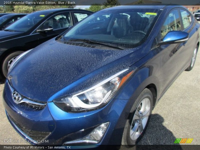 Blue / Black 2016 Hyundai Elantra Value Edition
