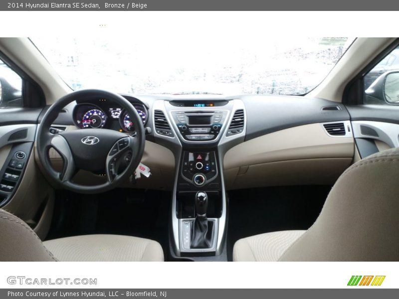 Bronze / Beige 2014 Hyundai Elantra SE Sedan