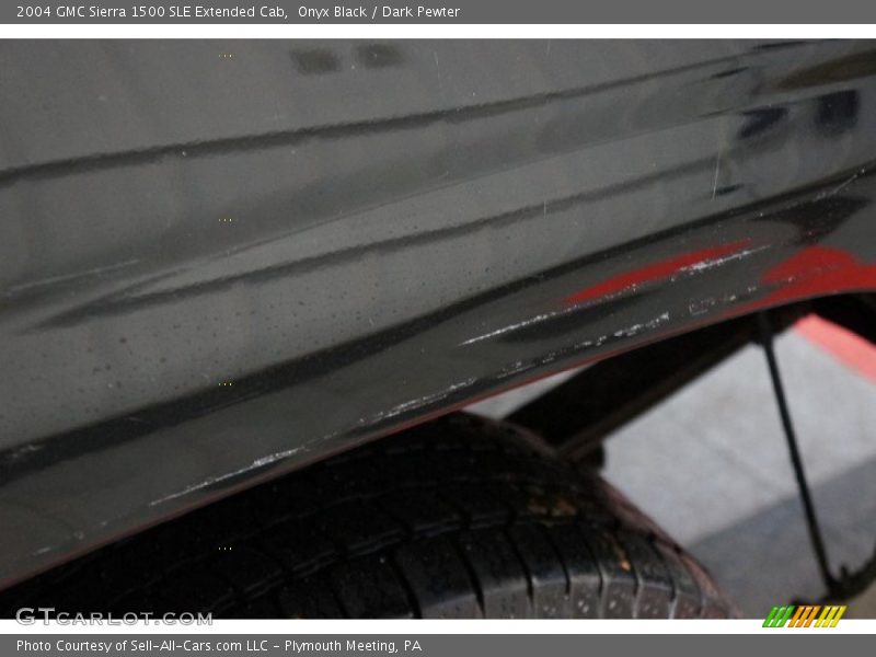 Onyx Black / Dark Pewter 2004 GMC Sierra 1500 SLE Extended Cab