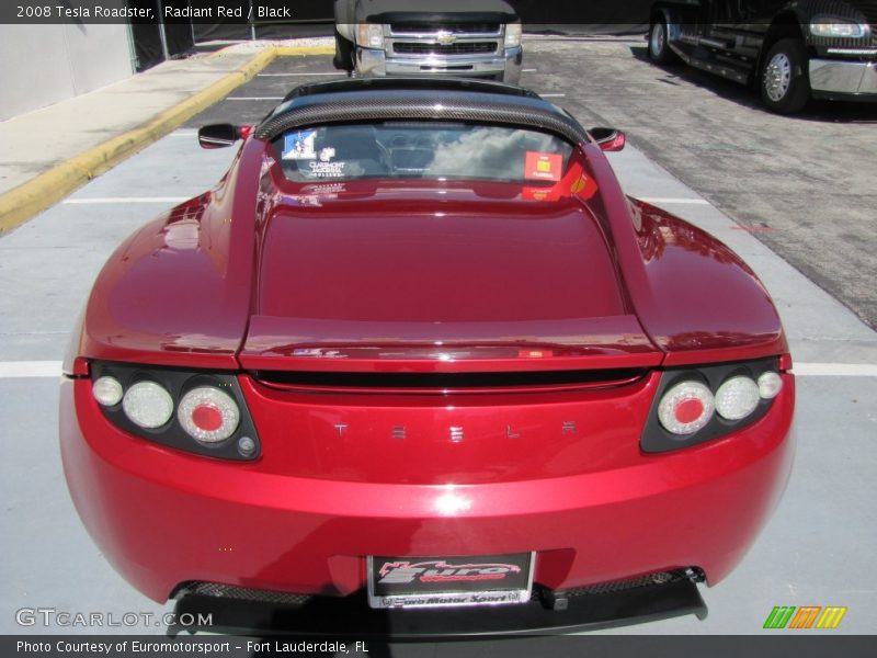 Radiant Red / Black 2008 Tesla Roadster