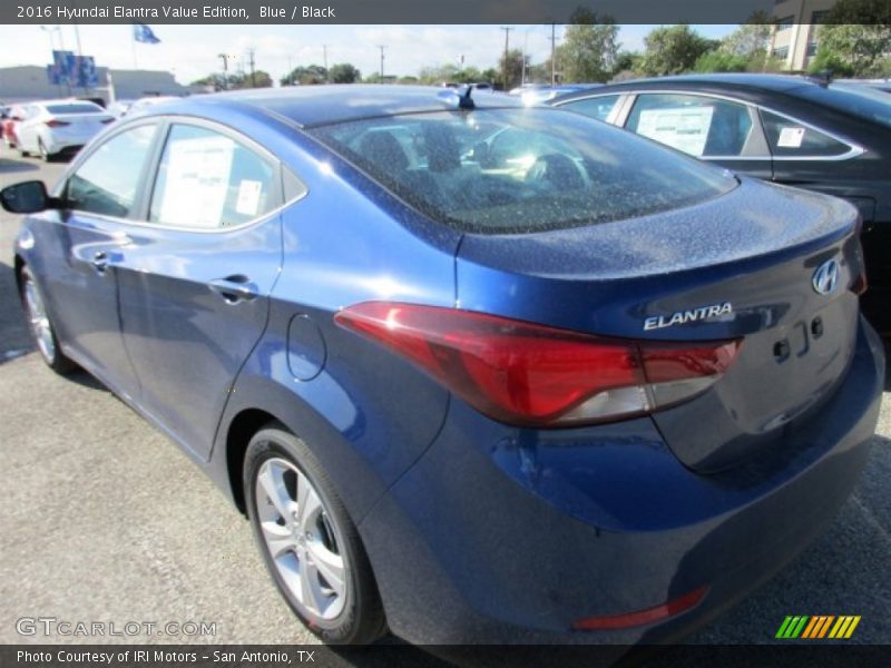 Blue / Black 2016 Hyundai Elantra Value Edition