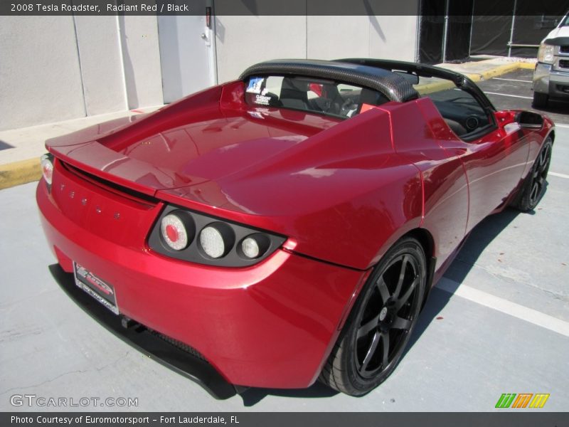 Radiant Red / Black 2008 Tesla Roadster