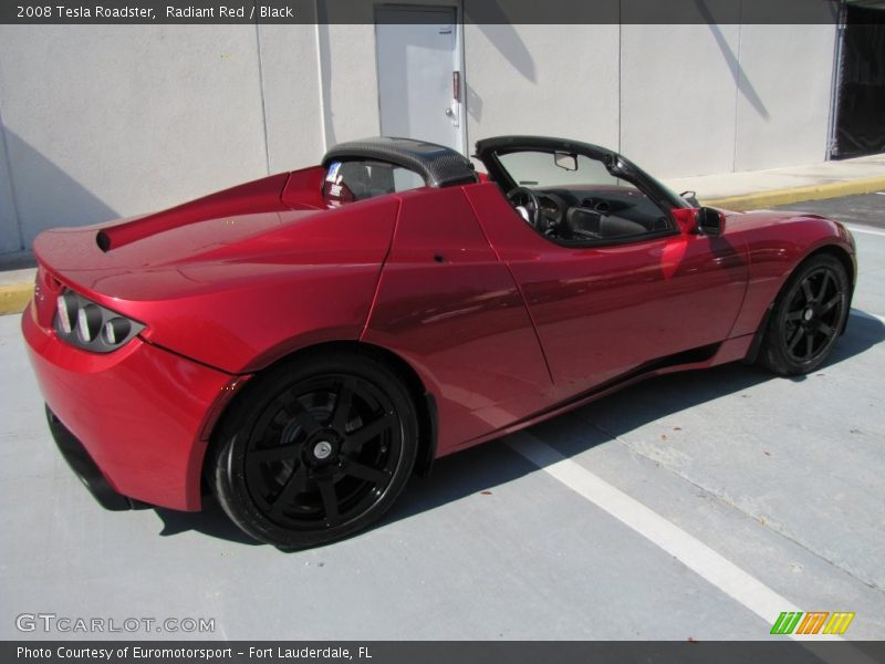 Radiant Red / Black 2008 Tesla Roadster