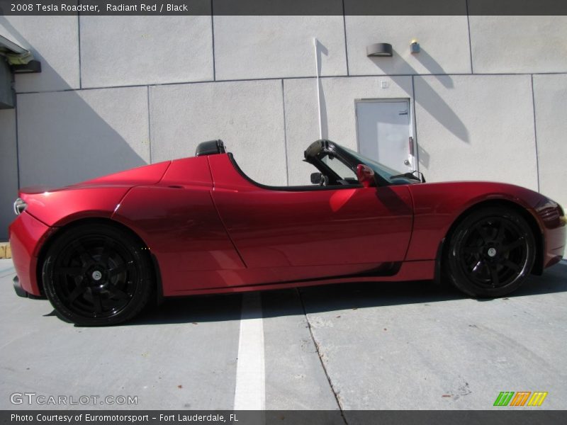 Radiant Red / Black 2008 Tesla Roadster