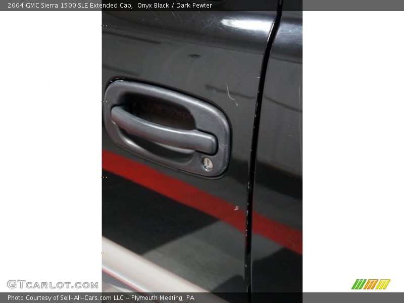 Onyx Black / Dark Pewter 2004 GMC Sierra 1500 SLE Extended Cab