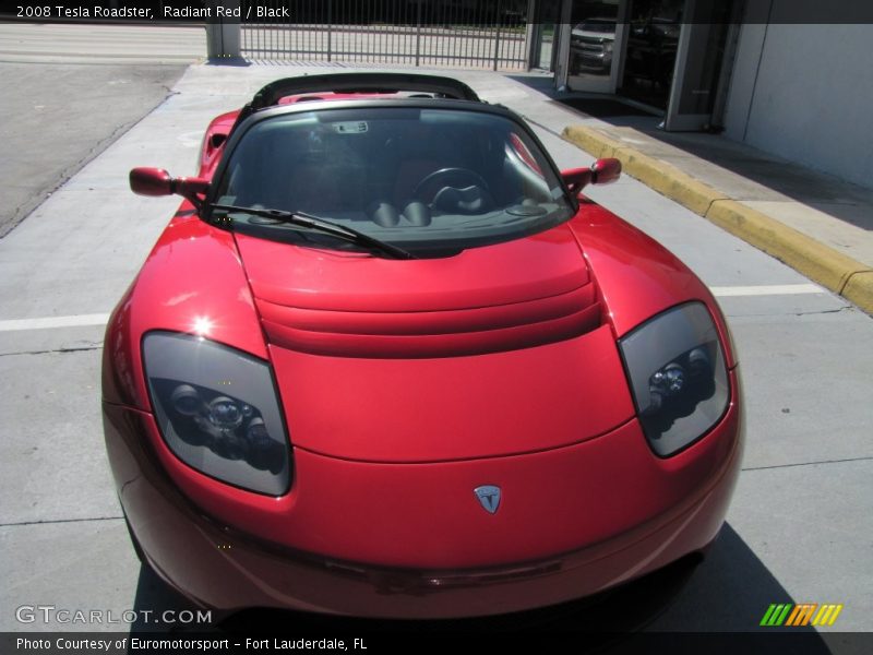 Radiant Red / Black 2008 Tesla Roadster