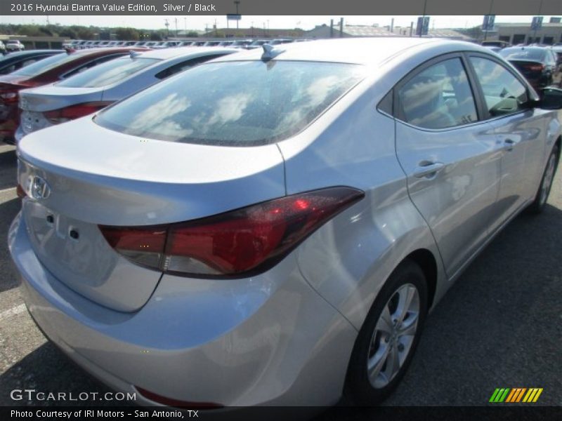 Silver / Black 2016 Hyundai Elantra Value Edition