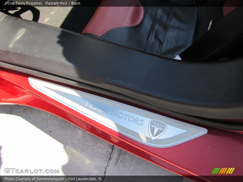 Radiant Red / Black 2008 Tesla Roadster