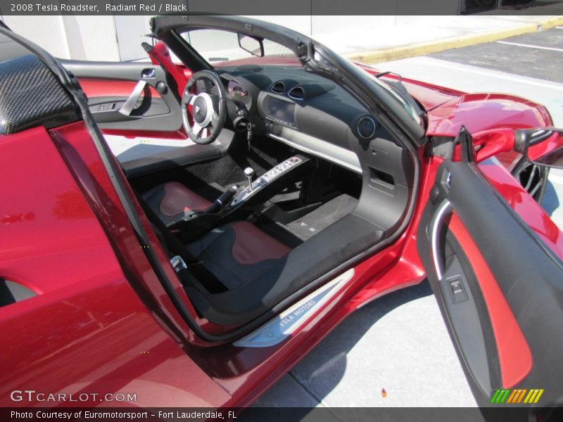 Radiant Red / Black 2008 Tesla Roadster