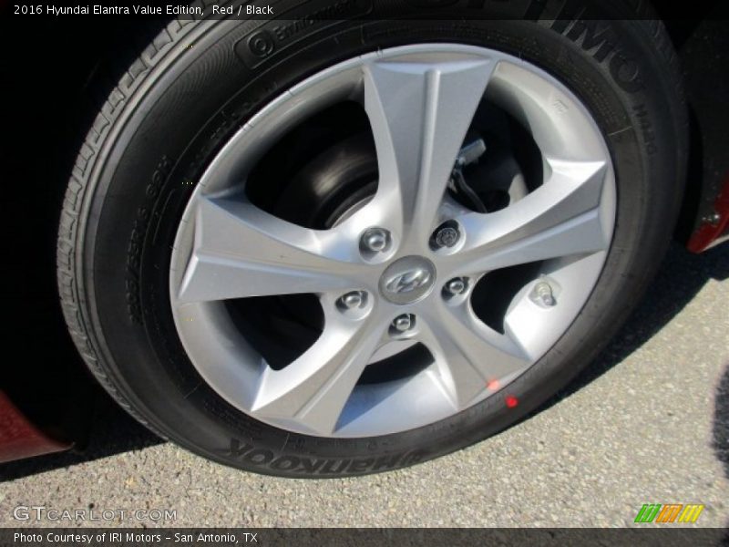 Red / Black 2016 Hyundai Elantra Value Edition