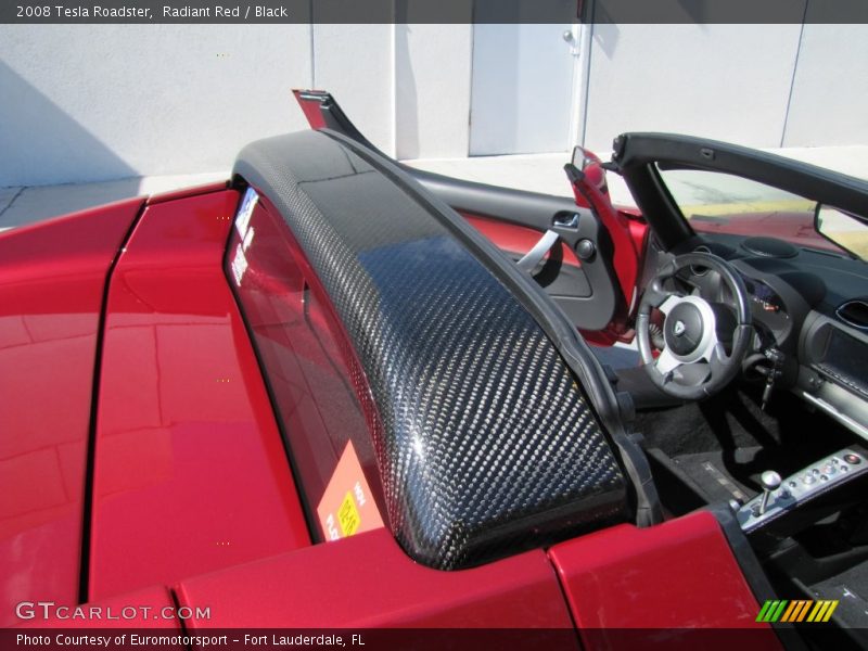 Radiant Red / Black 2008 Tesla Roadster