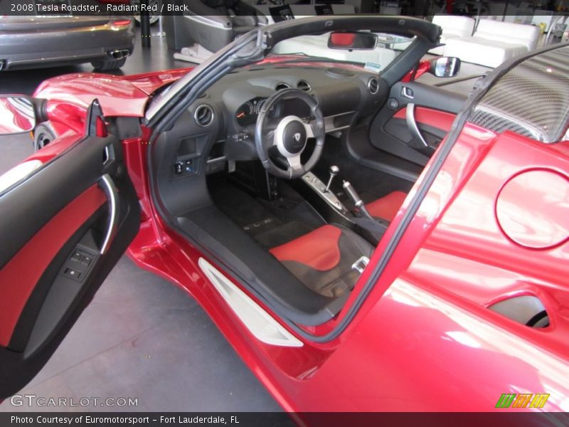 Radiant Red / Black 2008 Tesla Roadster