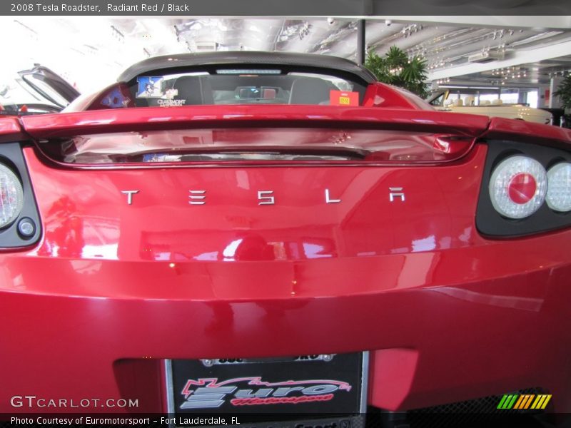 Radiant Red / Black 2008 Tesla Roadster