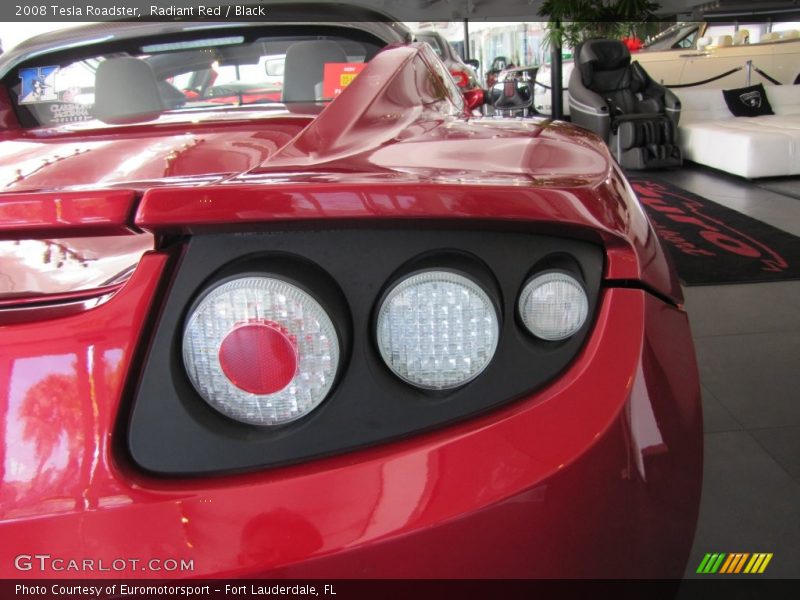 Radiant Red / Black 2008 Tesla Roadster