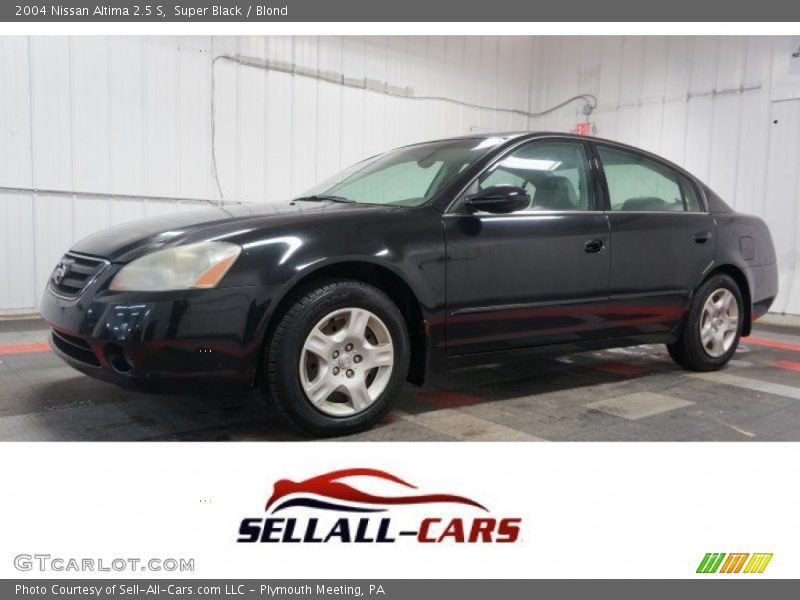 Super Black / Blond 2004 Nissan Altima 2.5 S