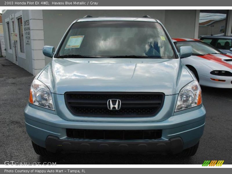 Havasu Blue Metallic / Gray 2003 Honda Pilot EX 4WD