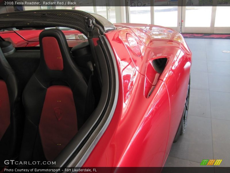 Radiant Red / Black 2008 Tesla Roadster