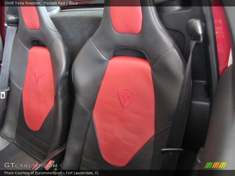 Radiant Red / Black 2008 Tesla Roadster
