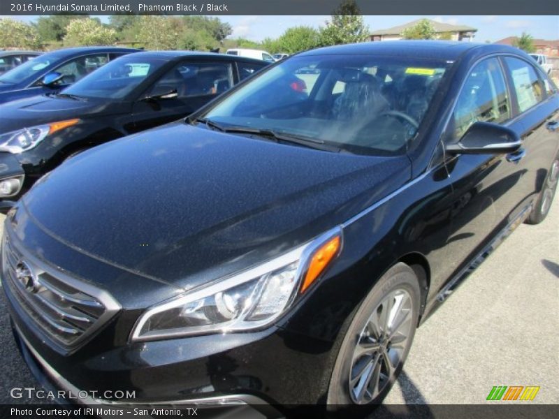 Phantom Black / Black 2016 Hyundai Sonata Limited