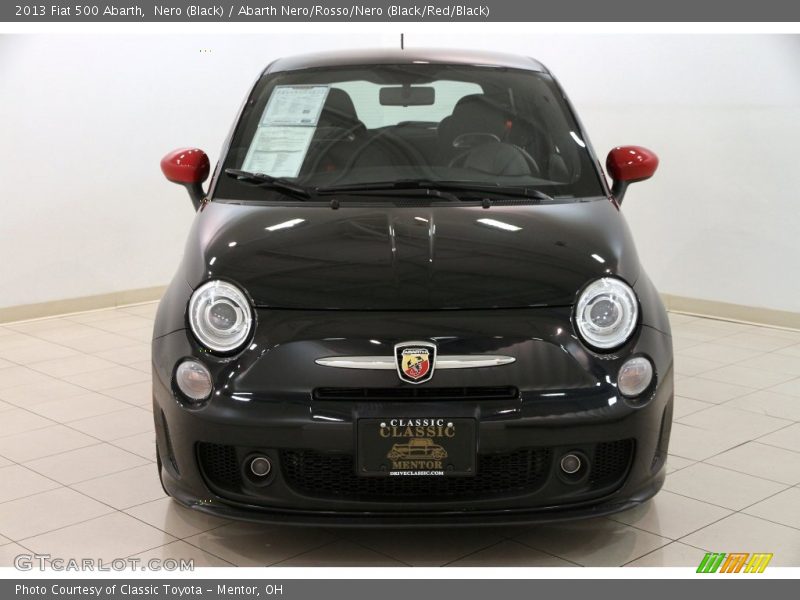 Nero (Black) / Abarth Nero/Rosso/Nero (Black/Red/Black) 2013 Fiat 500 Abarth