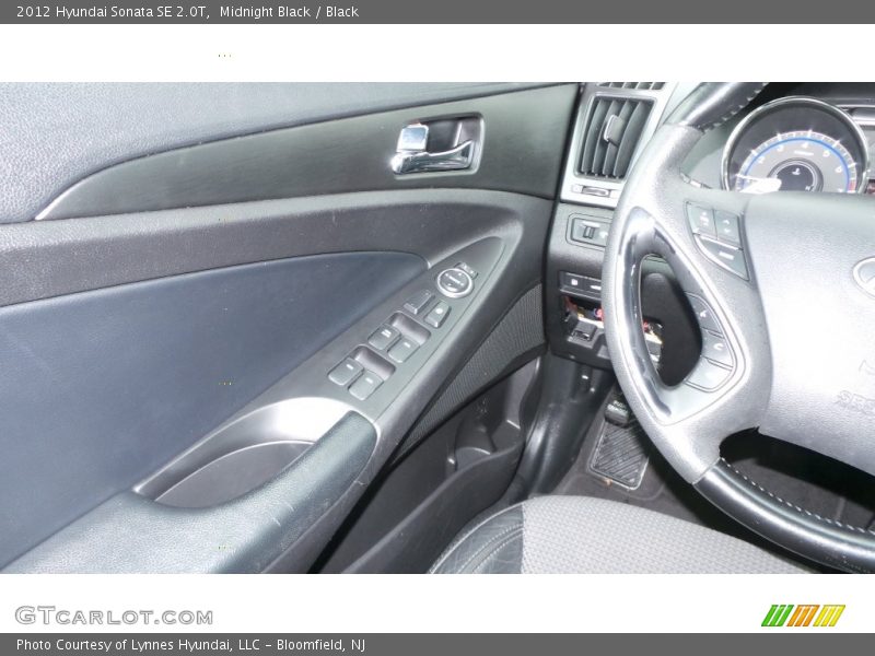 Midnight Black / Black 2012 Hyundai Sonata SE 2.0T