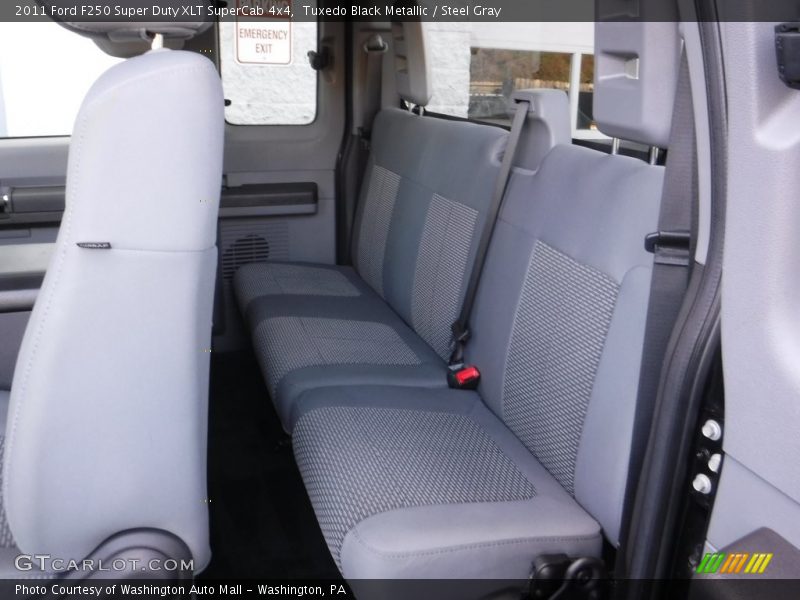 Tuxedo Black Metallic / Steel Gray 2011 Ford F250 Super Duty XLT SuperCab 4x4