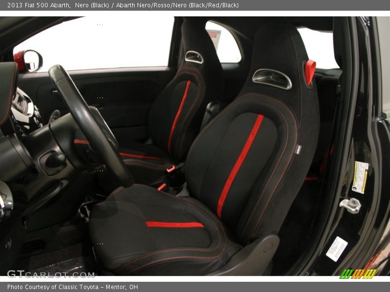 Nero (Black) / Abarth Nero/Rosso/Nero (Black/Red/Black) 2013 Fiat 500 Abarth