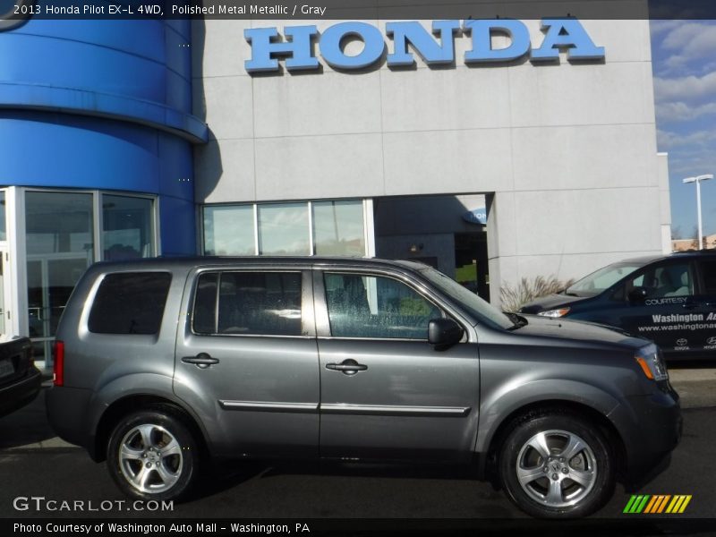 Polished Metal Metallic / Gray 2013 Honda Pilot EX-L 4WD