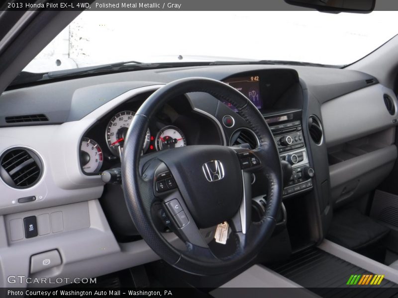 Polished Metal Metallic / Gray 2013 Honda Pilot EX-L 4WD