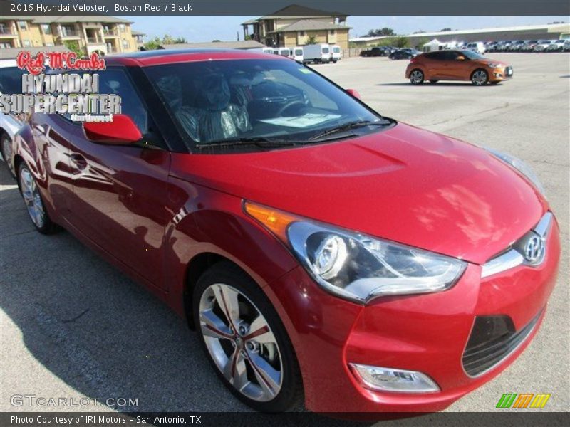 Boston Red / Black 2016 Hyundai Veloster