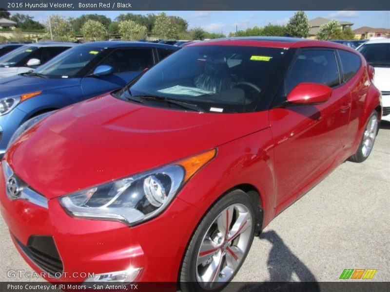 Boston Red / Black 2016 Hyundai Veloster