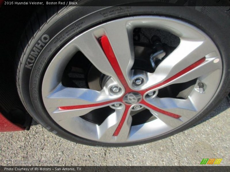 Boston Red / Black 2016 Hyundai Veloster