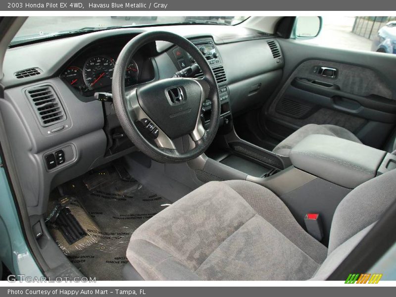 Havasu Blue Metallic / Gray 2003 Honda Pilot EX 4WD