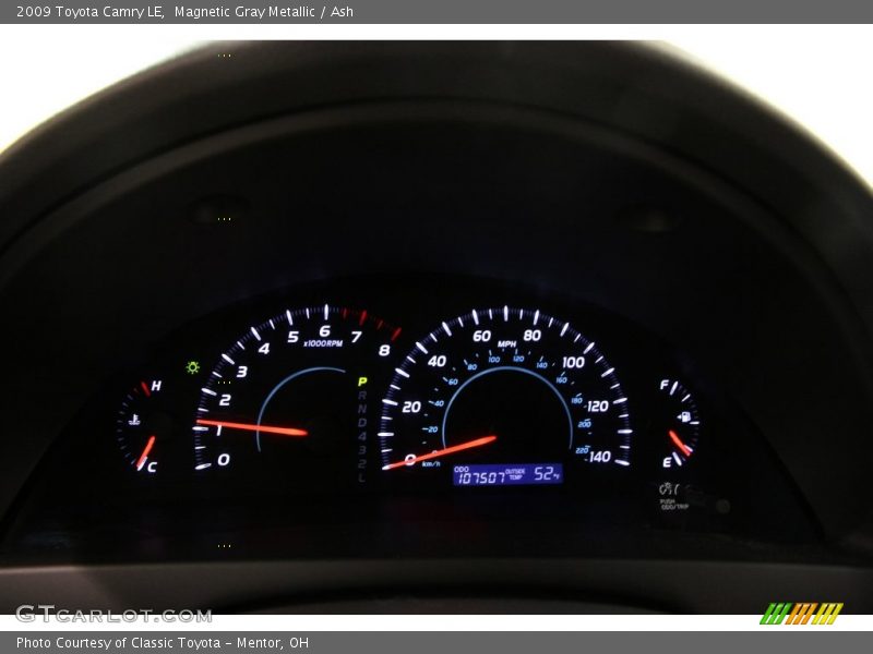 Magnetic Gray Metallic / Ash 2009 Toyota Camry LE