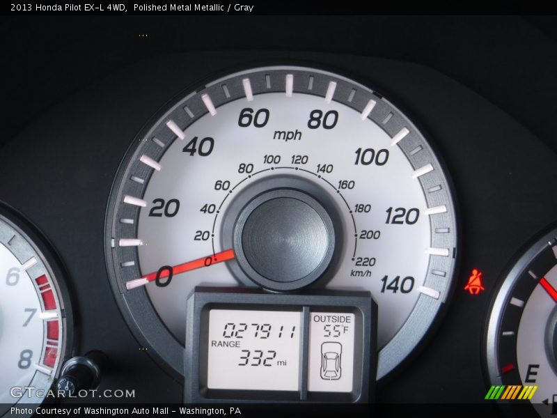 Polished Metal Metallic / Gray 2013 Honda Pilot EX-L 4WD