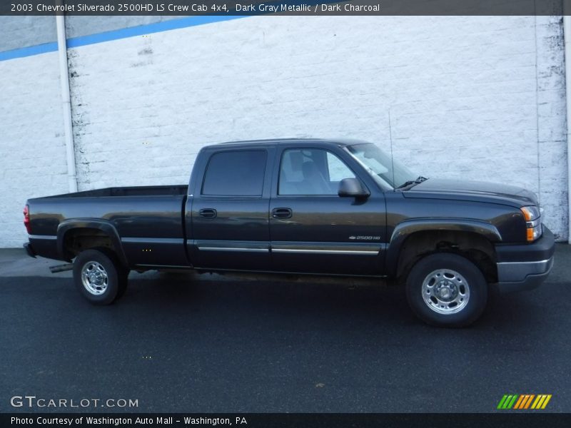 Dark Gray Metallic / Dark Charcoal 2003 Chevrolet Silverado 2500HD LS Crew Cab 4x4