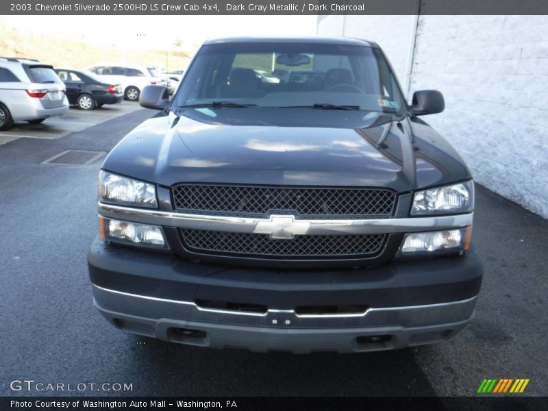 Dark Gray Metallic / Dark Charcoal 2003 Chevrolet Silverado 2500HD LS Crew Cab 4x4