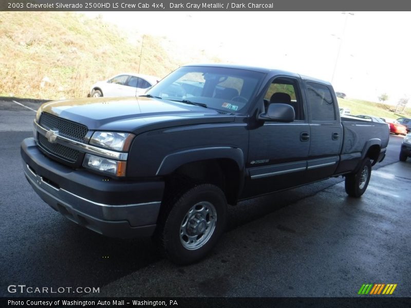 Dark Gray Metallic / Dark Charcoal 2003 Chevrolet Silverado 2500HD LS Crew Cab 4x4