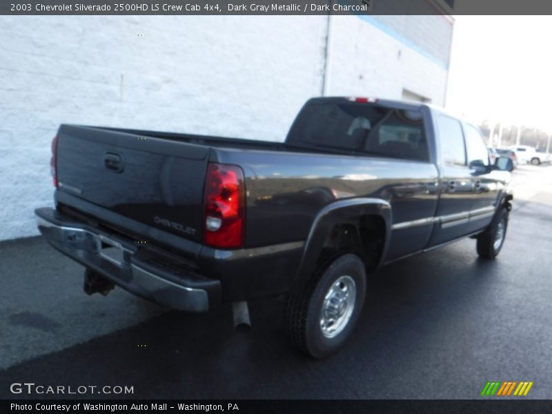 Dark Gray Metallic / Dark Charcoal 2003 Chevrolet Silverado 2500HD LS Crew Cab 4x4