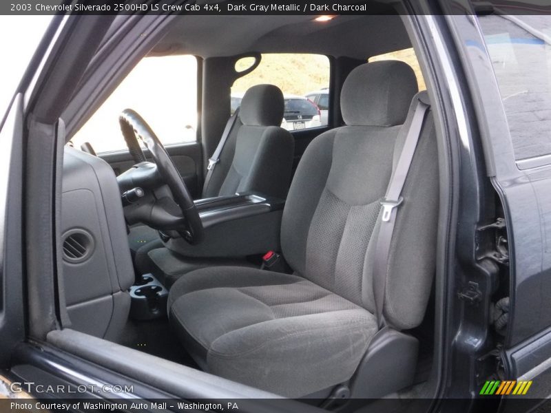 Dark Gray Metallic / Dark Charcoal 2003 Chevrolet Silverado 2500HD LS Crew Cab 4x4