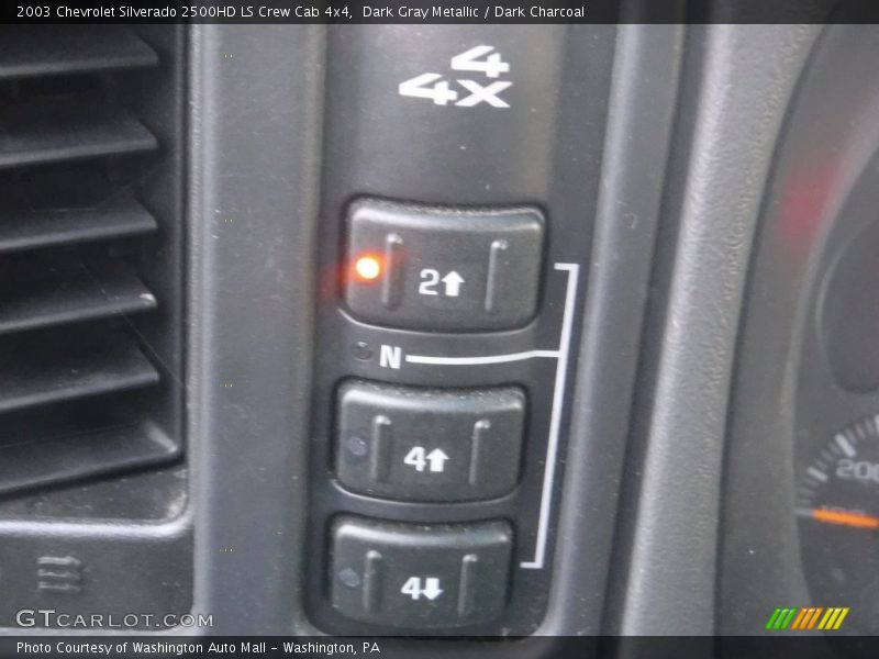 Dark Gray Metallic / Dark Charcoal 2003 Chevrolet Silverado 2500HD LS Crew Cab 4x4