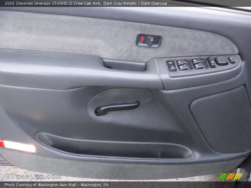 Dark Gray Metallic / Dark Charcoal 2003 Chevrolet Silverado 2500HD LS Crew Cab 4x4