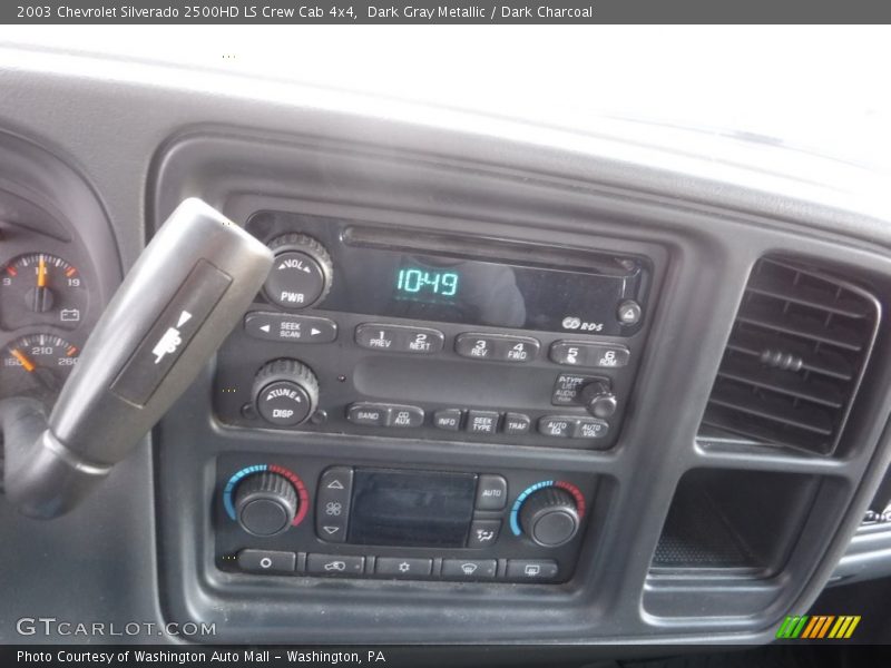 Dark Gray Metallic / Dark Charcoal 2003 Chevrolet Silverado 2500HD LS Crew Cab 4x4