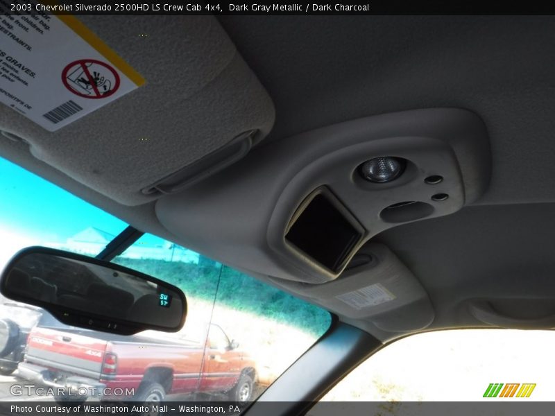 Dark Gray Metallic / Dark Charcoal 2003 Chevrolet Silverado 2500HD LS Crew Cab 4x4